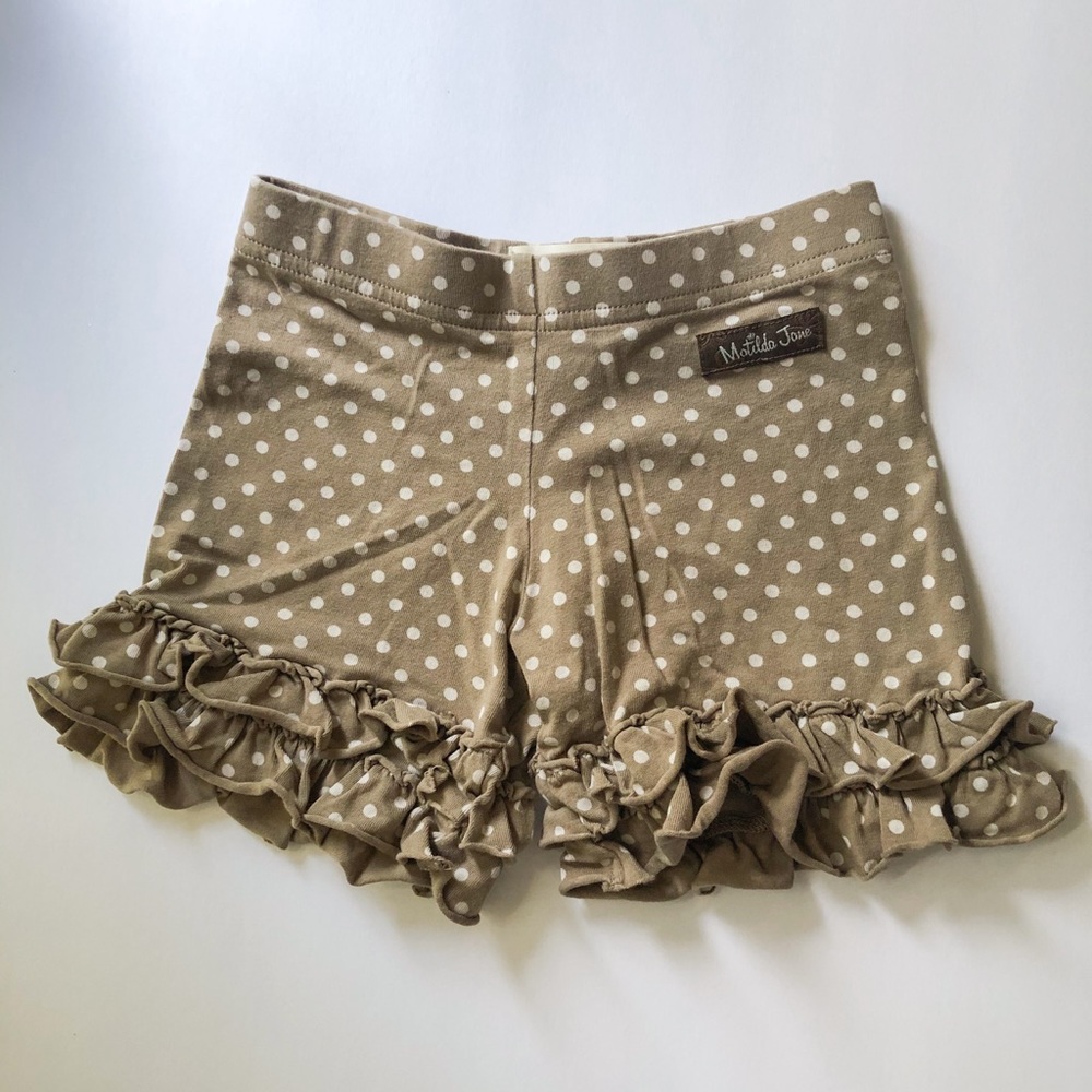 Matilda Jane Chocolate Malt Shorties Size 4